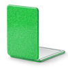 Picture of OMIRO Compact Mirror, Glitter PU Leather 1X/3X Magnification, Ultra Portable for Purses, 2.4" W x 3.4" L (Green)