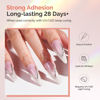 Picture of MelodySusie Nail Rhinestone Glue Set, 3D Gel Nail Art Design, Gel Nail Glue for Christmas Nail Charms DIY Nail Gem Super Strong Glue Nail Art Jewel Diamonds Need Cured Beauty Gifts