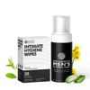 Picture of Skin Elements Intimate Hygiene Combo| Intimate Wash Men 120 ml+Intimate Wipes 30 Individual Sachets With Tea Tree & Neem Extracts - pH Balanced Foaming Wash Prevents Irritation & Bad Odor