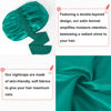 Picture of Silk Bonnet for Sleeping Women, Large Silk Hair Bonnet for Sleeping, Satin Hair Bonnet for Sleeping with Tie Band Green