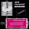 Picture of Ranrose 120PCS Extra Long Half Nail Tips,XXL Super Long Half Cover Deep C Curve False Nails 12 Sizes Tapered Square Press on Nails with Box