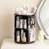 Picture of HBlife 360 Rotating Makeup Organizer Adjustable Carousel Large Capacity Revolving Perfume Organizer Skincare Organizers Cosmetic Storage Spinning Holder for Vanity, Black