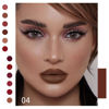 Picture of evpct 1Pcs Dark Brown Matte Liquid Lipstick Lip Gloss Glossy Set for Black Women 24 Hour Silky Velvet Lipstick labiales matte larga duracion mate 24 horas originales 04#