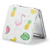 Picture of OMIRO 1X/3X Magnifying Mirror, Unique Painting Compact Mirror with Classical PU Leather (Flamingo and Tropical Print)