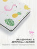 Picture of OMIRO 1X/3X Magnifying Mirror, Unique Painting Compact Mirror with Classical PU Leather (Flamingo and Tropical Print)