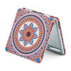 Picture of OMIRO 1X/3X Magnifying Mirror, Unique Painting Compact Mirror with Classical PU Leather (Flower Mandala)