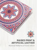 Picture of OMIRO 1X/3X Magnifying Mirror, Unique Painting Compact Mirror with Classical PU Leather (Flower Mandala)