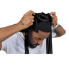 Picture of ForceWave Silky Durag for Men Wave Cap Satin Dorag for Men Women 360 Wave Black