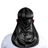 Picture of ForceWave Silky Durag for Men Wave Cap Satin Dorag for Men Women 360 Wave Black
