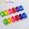 Picture of GAOY Jelly Gel Nail Polish of 6 Transparent Yellow Blue Green Red Pink Purple Colors Sheer Gel Polish Kit for Salon Gel Manicure and Nail Art DIY at Home