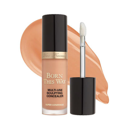 Picture of Too Faced Born This Way Super Coverage Multi-Use Concealer Full Size | Oil Free, Long Lasting + Hydrating, 0.46 Fl Oz, Taffy