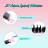 Picture of VAVALASH W-shaped Eyelash Extension 3D Premade Fans 0.07 C Curl Volume Lash Extensions Easy Fanning Lashes Matte Black Volume Premade W Lashes(W Shaped-3D-0.07-C-8-15mm）