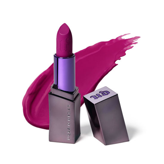 Picture of URBAN DECAY Vice Hydrating Lipstick (Acai - Deep Berry Violet - Cream Finish), Creamy Formula, Moisturizing Lip Color with Aloe Vera & Avocado Oil, Vegan, Cruelty-free - 0.11 oz
