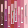 Picture of QiBest 7Pcs Matte Liquid Lipstick and 1Pcs Lip Plumper Makeup Set, Pigmented Waterproof Halloween Lip Make Up Valentine's Day Gift Lip Gloss Sets Long Wearing Velvet Lip Kit for Teens & Women