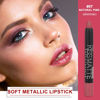Picture of evpct DNM 1Pcs Natural Pink Metallic Lipstick and Lip Crayon Liner Pencil Pen for Women Lip Stain Long Lasting Waterproof labiales mate magicos 24 horas originales pintalabios permanente 24 horas 07