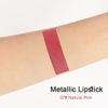 Picture of evpct DNM 1Pcs Natural Pink Metallic Lipstick and Lip Crayon Liner Pencil Pen for Women Lip Stain Long Lasting Waterproof labiales mate magicos 24 horas originales pintalabios permanente 24 horas 07