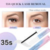 Picture of LANKIZ Lash Remover for Cluster Lashes, Lash Clusters Glue Remover, Bond & Seal Lash Glue Remover, Gentle Eyelash Glue Cleanser for Individual Lashes and Wispy False Lashes, DIY Lash Extension