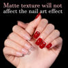 Picture of AILLSA Extra Short Square Nail Tips Gel XS Nails Tips Acrylic Press On Squoval Nail Tips 240 PCS False Full Cover Matte Nail Tips Kit 15 Sizes with Storage Box for Valentine's Day