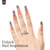 Picture of MAYCHAO 15ML Gel Nail Polish 1Pc Dark Reddish Purple Gel Polish Soak Off UV LED Nail Polish Nail Art Starter Manicure Salon DIY at Home, 0.5 OZ