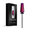 Picture of MelodySusie Professional 5 in 1 Nail Drill Bits, 3/32'' Carbide Tungsten Multi-function Bits, Suitable for Manicure Pedicure Cuticle Gel Polishing, Technicians Bits, Purple, Series Bit-M,Extra Coarse
