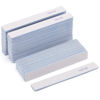 Picture of 50 Pieces 150/150 Grit Rectangle Nail Files for Acrylic Nails, Reusable Buffing Nail Files Double Sided Emery Boards Manicure Tool
