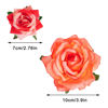 Picture of Topbuti Rose Hair Clip Flower Hairpin Rose Brooch Floral Clips, 4 Pcs Fabric Rose Flowers Hair Clips Mexican Hair Flowers Pin up Headpieces for Wedding Party Mother's Day (2 Sizes) (Pink Red)