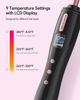 Picture of Wavytalk 3/8 Inch Small Curling Iron, Small Curling Iron Wand for Short & Long Hair, Ceramic Small Barrel Curling Iron with Adjustable Temperature, Include Heat Resistant Glove (Rose Pink)