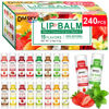 Picture of DMSKY Lip Balm 240 Pack, Lip Balm Bulk with Vitamin E and Coconut Oil, Moisturizing Lip Balm for Dry Cracked Lips-15 Flavors