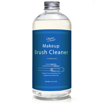 Picture of 17.6 FL OZ Makeup Brush Cleaner for Brushes, Sponge and Puff,Deep Cleaning Washing Cleanser Shampoo