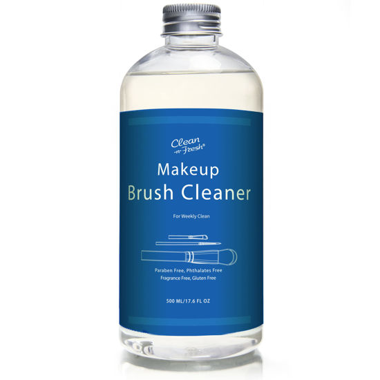 Picture of 17.6 FL OZ Makeup Brush Cleaner for Brushes, Sponge and Puff,Deep Cleaning Washing Cleanser Shampoo