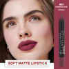 Picture of evpct DNM 1Pcs Dark Grape Purple Matte Lipstick and Lip Crayon Liner Pencil Set for Women Lip Stain Long Lasting Waterproof labiales mate magicos 24 horas originales pintalabios permanente 24 horas 03
