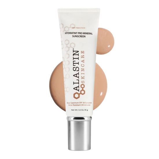 Picture of ALASTIN Skincare HydraTint Pro Mineral Sunscreen SPF 36 (3.2 oz) | 2-in-1 Tinted Daily Sunblock | Fragrance-Free, Water Resistant