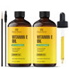Picture of Botanic Hearth Vitamin E Oil | 100% Pure and Natural oil for Growth of Nails, Hair, Eyebrows & Eyelashes | 35,000 IU | Hair & Body Oil with Eyebrow & Eyelash Brush| 2 Fl Oz Set of 2