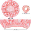 Picture of 2 Sets Large Shower Caps for Women, Waterproof Shower Cap Double Layers Bath Caps Stocking Stuffers for Women Long Thick Hair