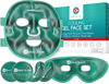 Picture of Medi Grade Cooling Ice Face Mask and Cooling Eye Mask for Puffy Eyes & Migraine Relief - Self Care Face Ice Pack with ChillGel Face Ice Mask Technology - Cooling Face Mask, Eye Pads and Bag