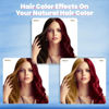 Picture of Hair Dye Shampoo 3 in 1 for Gray Hair, Herbal Ingredients Shampoo Dark Burgundy Hair Dye for Women Men, Grey Coverage Shampoo 500ml