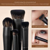 Picture of Jessup Makeup Brushes Set Jessup Make up Brushes 14Pcs Black Kabuki Foundation Eyeshadow Contour Concealer Powder Eyeliner Crease Eyebrow Blending Brush with Gift Box, T336-G