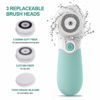 Picture of Facial Cleansing Brush Electric Facial Exfoliating Massage Brush with 3 Cleanser Heads and 2 Speeds Adjustable for Deep Cleaning, Removing Blackhead, Face Massaging