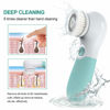 Picture of Facial Cleansing Brush Electric Facial Exfoliating Massage Brush with 3 Cleanser Heads and 2 Speeds Adjustable for Deep Cleaning, Removing Blackhead, Face Massaging