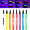Picture of BOBISUKA 8 Colors UV Neon Liquid Eyeliner Set, Matte Colored Eyeliners Pen, Colorful Waterproof Smudge-proof Pigmented Graphic Liners, Delineadores de Colores Para Ojos Eye Makeup Gift Kit
