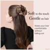 Picture of OLESILK 100% Mulberry Silk-Scrunchies for Hair Sleep, Women Grils Silk Hair Ties for Frizz & Breakage Curly Hair, No Damage, Elastics Ponytail Holder, 3 Pack
