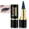 Picture of evpct 1Pcs Dark Blue Gel Eyeliner Pencil Eye Black Face Paint Stick Makeup Set Waterproof Matte Cream Crayon Eyeliner Pencil Set Cat Eye Liners Eyeshadow Guide delineador de ojos contra el agua