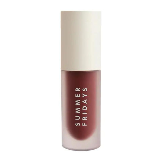 Picture of Summer Fridays Dream Lip Oil - Tinted Lip Oil with Moisturizing Sheer Coverage, High-Shine and Deep Hydration - Non-Sticky Formula for Long-Lasting Softness - Rosewood Nights (0.15 Oz)