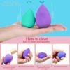 Picture of 14 Pcs Makeup Sponge Beauty Sponges Blender with 4 Pcs Powder Puff and 4 Pcs Mini Make up Sponges for Liquid,Foundation,Powder,Concealer,Cream