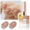 Picture of Double Rhythm Translucent Gel Polish Sheer Neutral Natural Light Milky Same Color Same Bottle 15ML Jelly UV Nail Polish Nail Art DIY at Home (Jelly Nude Brown-A1492)