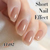 Picture of Double Rhythm Translucent Gel Polish Sheer Neutral Natural Light Milky Same Color Same Bottle 15ML Jelly UV Nail Polish Nail Art DIY at Home (Jelly Nude Brown-A1492)