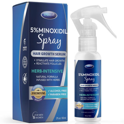 Picture of 5% Minoxidil for Men Hair, Minoxidil Spray, Minoxidil for Women Hair Growth, Minoxidil for Men Beard, Hair Regrowth for Men, Minoxidil 5 Percent, Minoxidil 5% Hair Regrowth Treatment for Women, 60ml