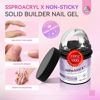 Picture of SAVILAND Solid Builder Nail Gel for Nails: Non-Sticky Sculpting Gel for Nails Art 100 g 3D Nail Gel VE Castor Oil Hard Gel for Nails Extension 3D Nail Art DIY Carving Patterns Decoration SSProAcryl X