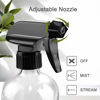 Picture of Worldgsb Glass Spray Bottles, 16oz Clear Glass Spray Bottles with Labels & Adjustable Nozzle, Reusable Containers for Cleaning, BBQ, Food, Plants, Alcohol, Essential Oils(3 Pack)