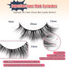 Picture of Cat Eye Lashes Wispy Eyelashes 15mm Manga Cat Eyelashes Natural Look Wispy False Lashes 3D Volume Fake Eyelashes Anime Lash Soft Faux Mink Lashes 7 Pairs Lashes Pack Siligli